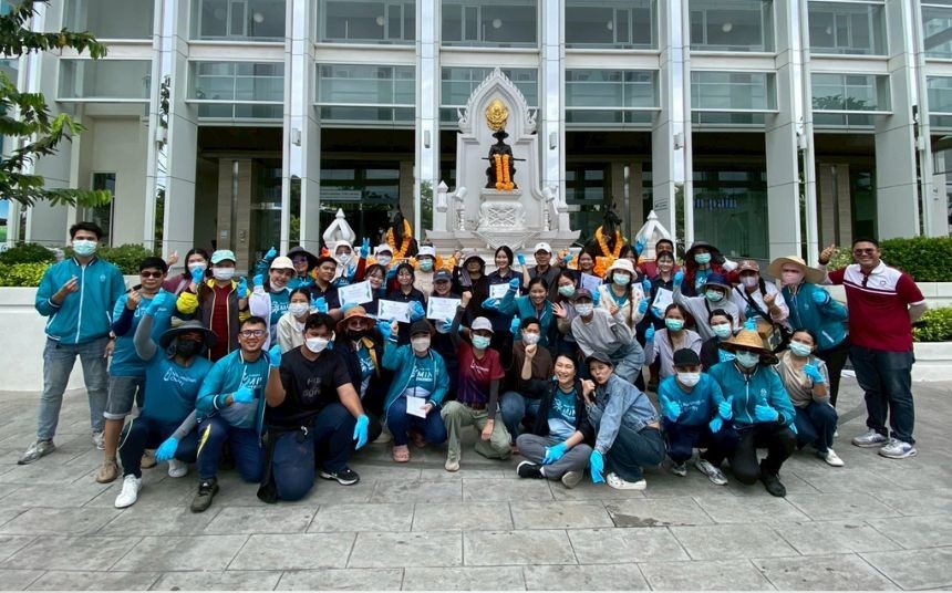 โรงพยาบาลนครธน จัดกิจกรรมขยะกำพร้าสัญจร ครั้งที่ 42